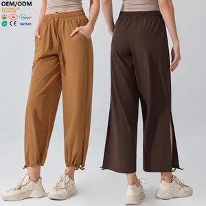 XW-YK439  New Model Outdoor Fitness  Plus Size Women's Sportswear  Loose Wide-leg Pants Wholesale Gym Wear
