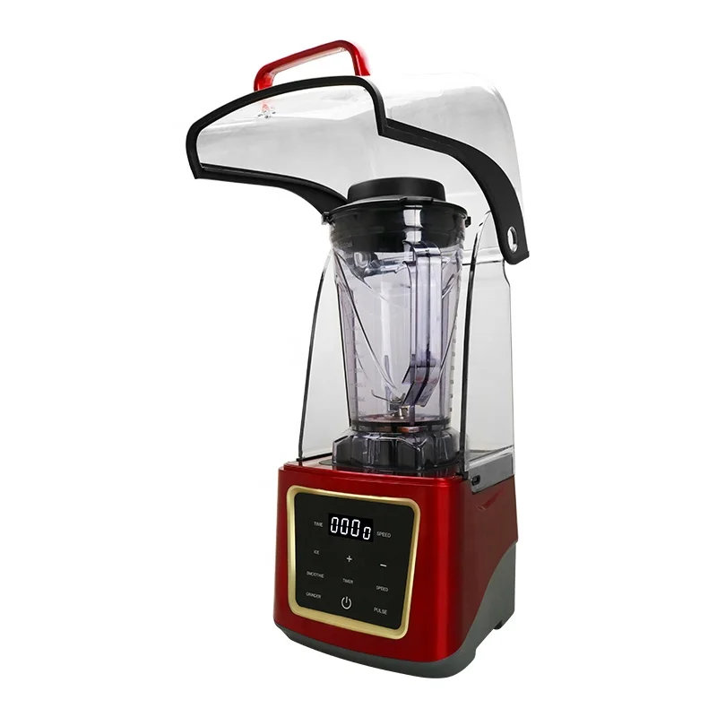4L 5 Liter Commercial Table Blender With Sound Cover Lower Noise Industrial Blender Touchpad Control Blender for Hotel