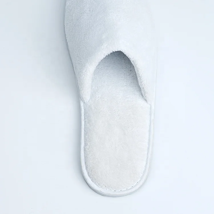 Durable In Use Hot Sale Guest Slippers White Four Seasons Eco Friendly Bulk Custom Luxury