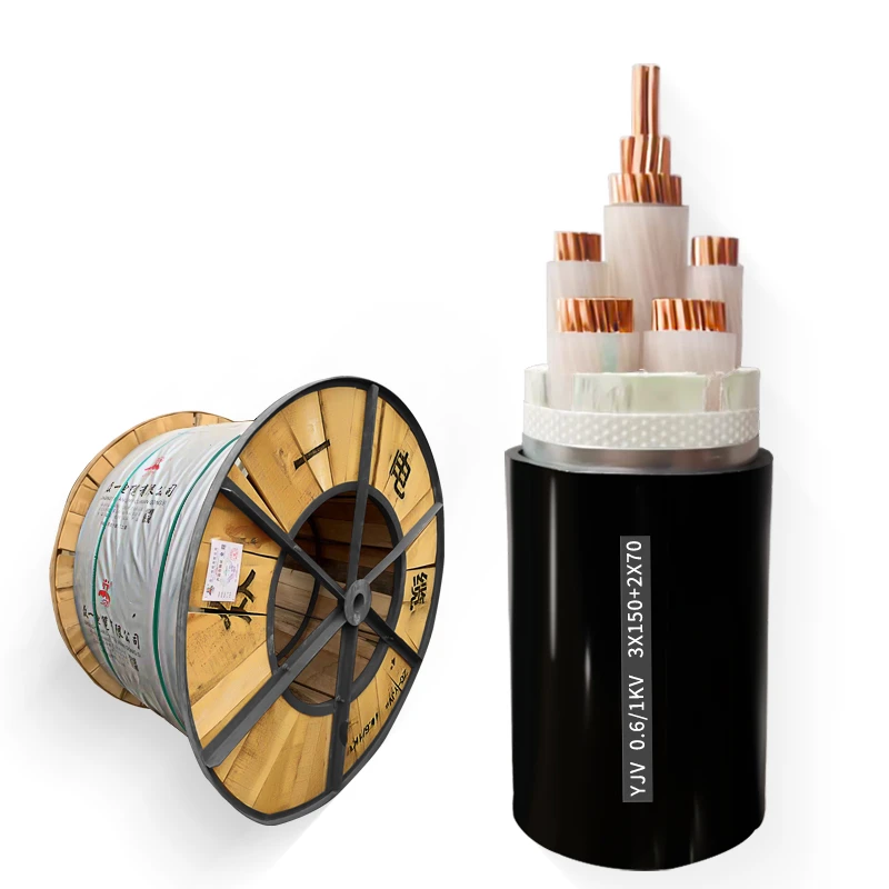 1/2/3/4 Cores Copper Electric Power Cable Yjv Cable10mm2 To 185mm2 Xlpe Armouring Power Cable U1000 RO2V R2V