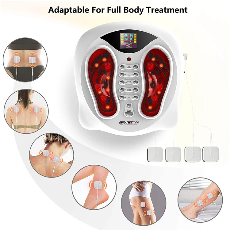 EMS Foot Massager and Electronic Stimulator with TENS Unit Pads for Leg  Swellen - Shenzhen Dongjilian Medical Tech
