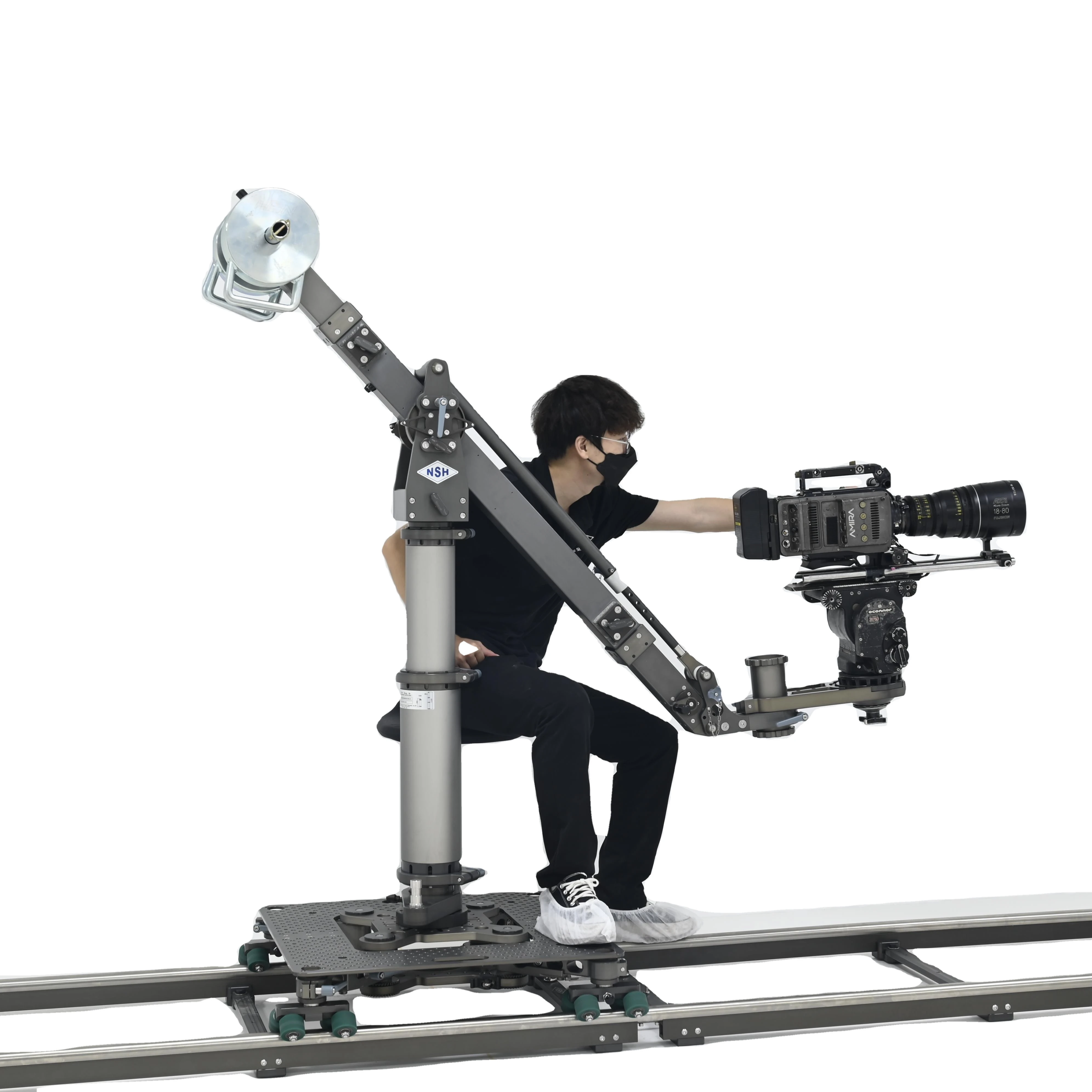 NSH Telescopic Jimmy Jib Camera Crane Jib Arm with Tripod - Main Image