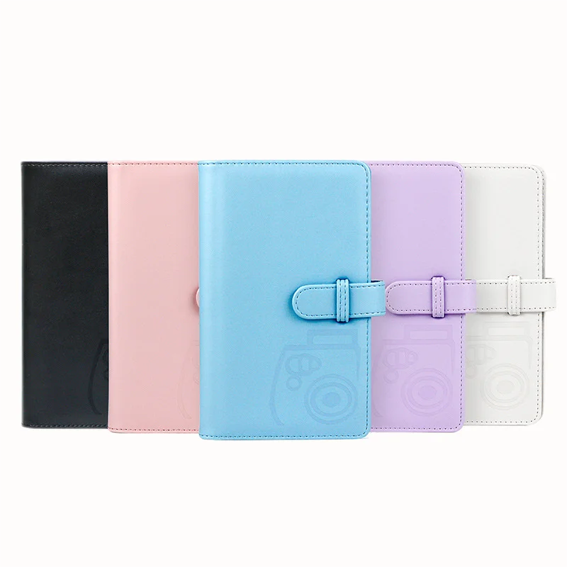 Альбомы Kpop Корея двойной Exo индивидуальные фотоальбомы из ПВХ 9 цветов льняная Обложка самоклеящиеся 4*6 фотоальбом новинка карманный альбом