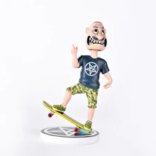 Custom action figure Handmade dashboard Skateboard Player  Bobble Head toys Bobbleheads Custom
