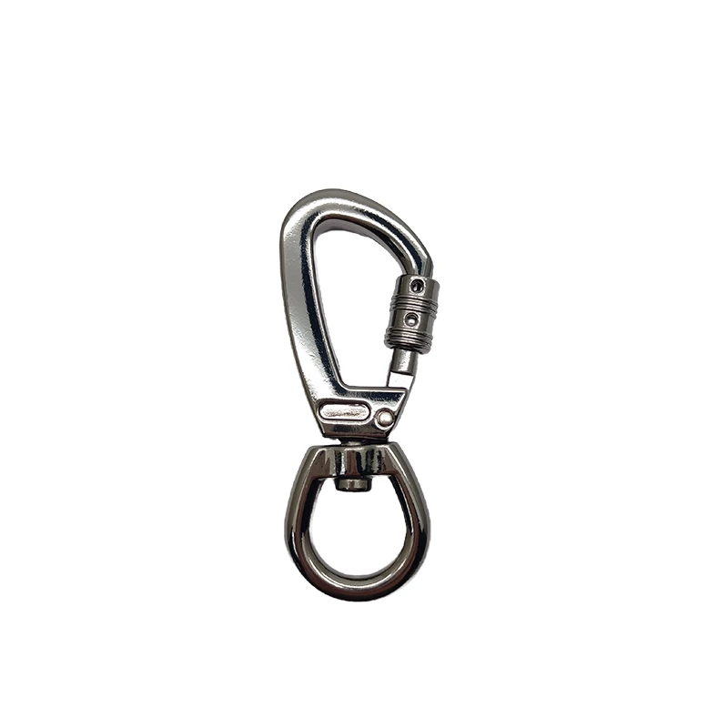 Heavy Duty Zinc Alloy Dog Leash Hook 16MM Swivel Carabiner for Pet Collar & Accessories