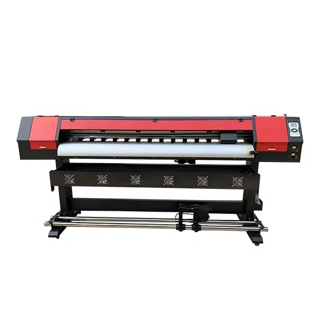 Large Format 1.6m Vinyl Printer I3200 XP600 Head Eco Solvent Inkjet Printer  Wallpaper Plotter Flex Banner Printing Machine