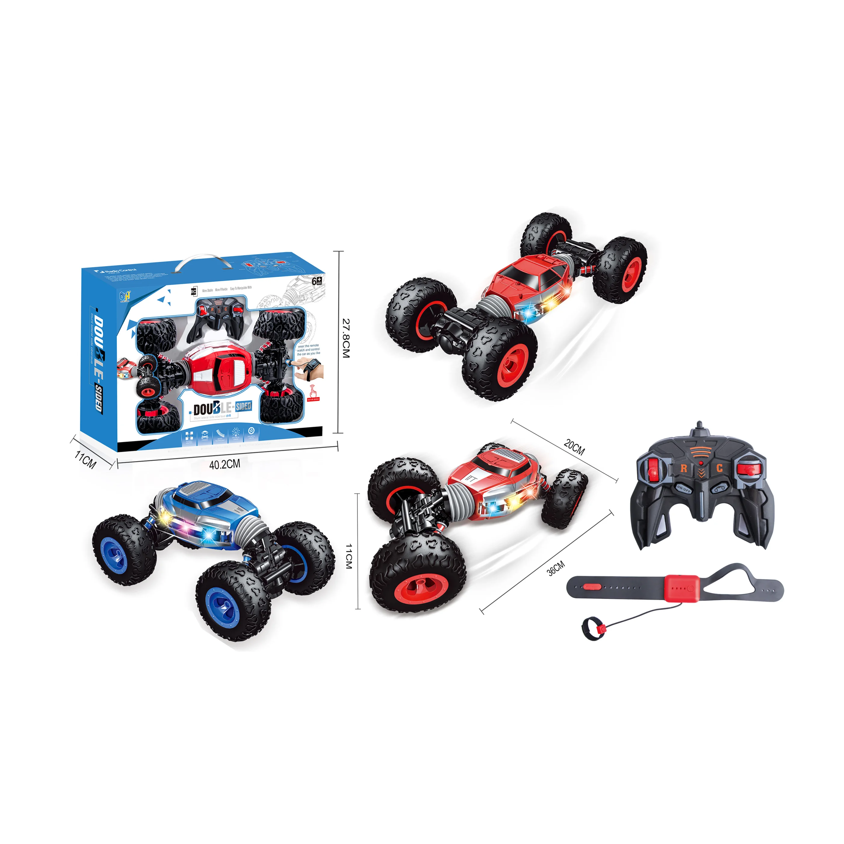 2.4g Watch Control Gesture Sensor Rc Stun Car 360 Degree Rotation