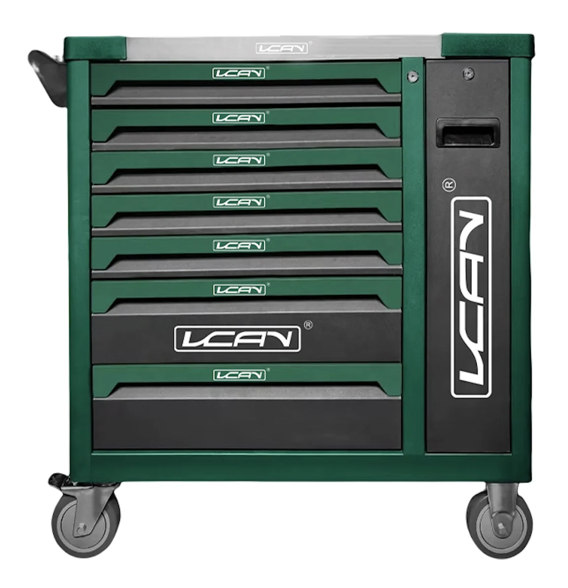 VCANTIGER 7 Drawers Tool Cabinet Workshop Trolley Tool Box for Hand Tools Sets