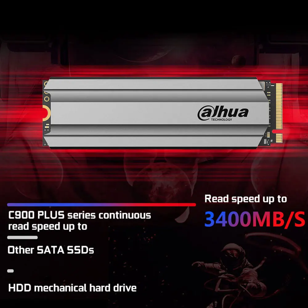 Dahua C900 PLUS NVMe M.2 2280 SSD 256GB/512GB/1TB PCIe Gen 3.0
