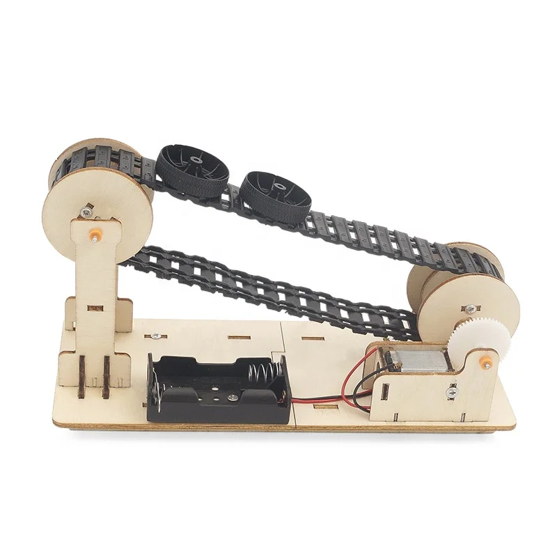 STEM Student Learning DIY Conveyor Belt Physical Science Kits Educational Toy