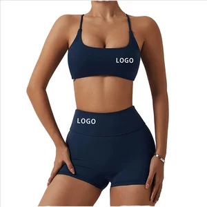 Free Design Women 2 Piece Workout Wear Sports Suits Eco Friendly Clothing Manufacturers Gym Fitness Yoga Sets