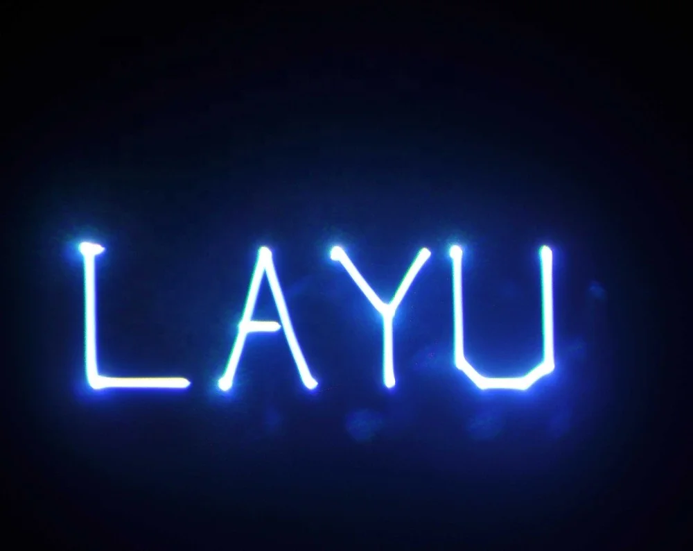 500mW RGB Keyboard Text Party Laser Projector Light