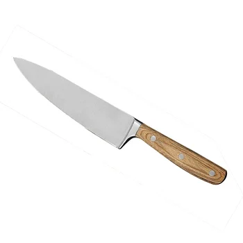 High Quality 8 Inches Stainless Steel Kitchen Chefs Knife with Pakka Wood Handle