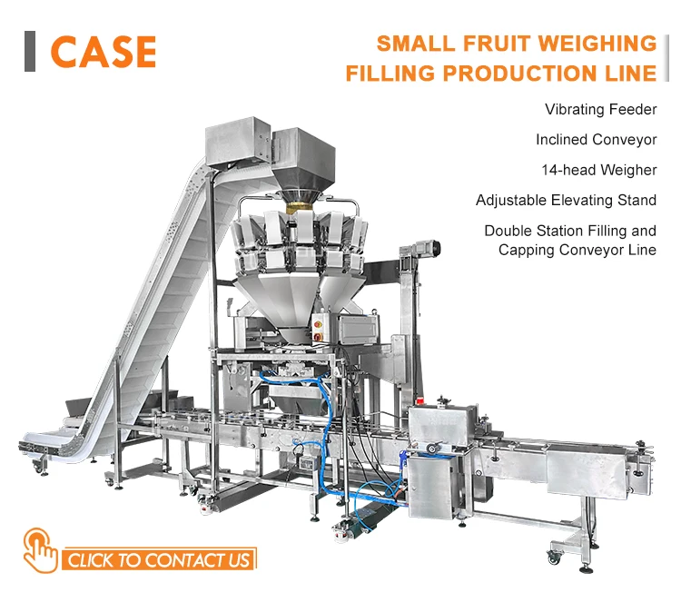 High-Speed Automatic Pouch Packaging Machine with 14 Head Multihead Weigher for Granule Filling in Stainless Steel 304/316
