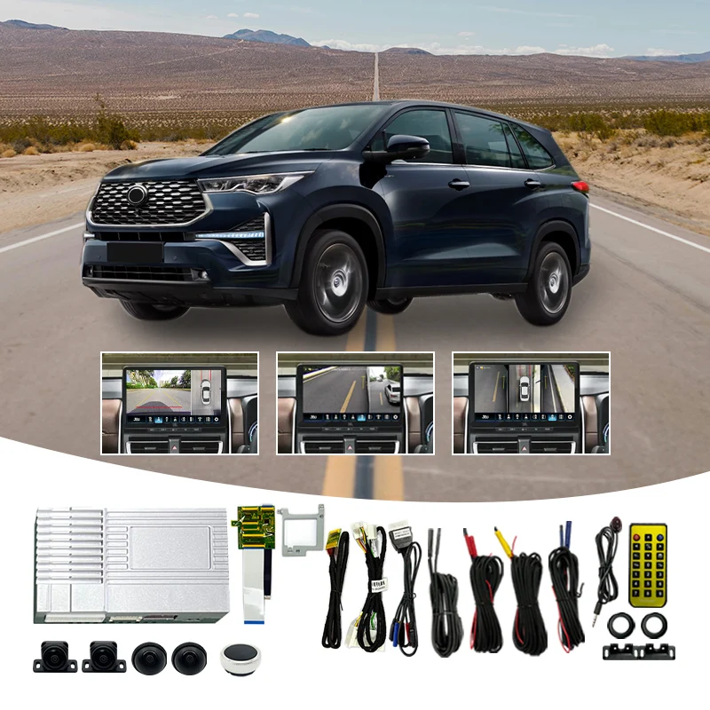 Wemaer Panoramic AHD 3D 360 Degree Multi View Switch High-Definition Image 360 Bird View Car Camera System for Toyota Innova