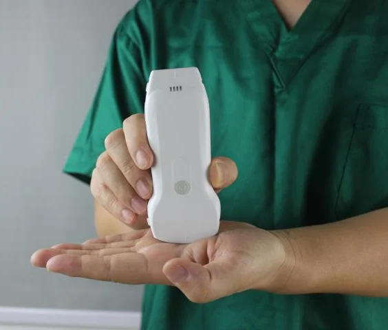 Handheld 128 Elements Wifi Ultrasound Usg / Wireless Ultrasound Probe for IOS Android Mobile Device