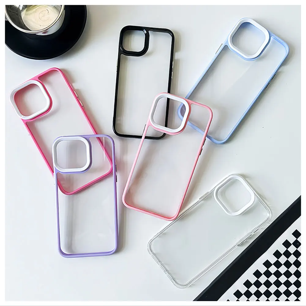 Transparent Phone Case For Iphone 16 15 14 13 12 Plus Pro Max Glitter Clear Luxury Skin Friendly Anti Fall Cover Sjk604 Laudtec