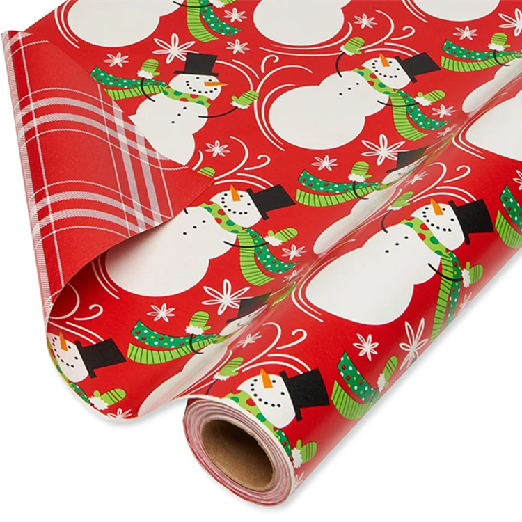 Custom Gift Wrapping Paper Roll Christmas Gift Wrapping Paper For