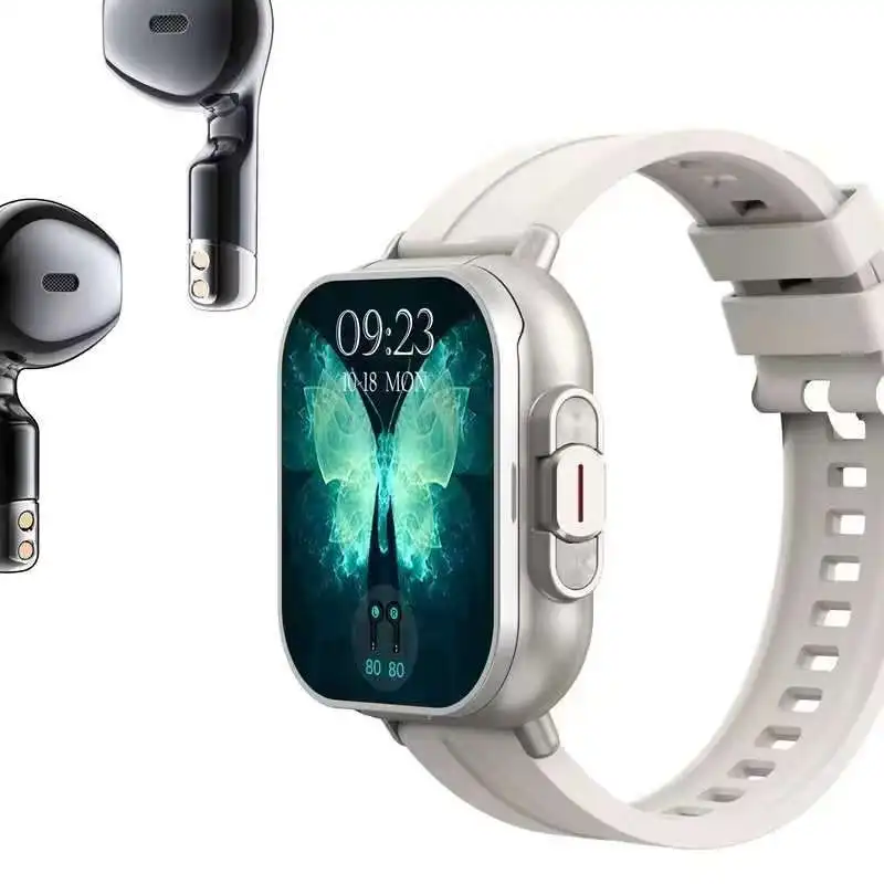 Montre connectée A58 Plus 2024 HYX, grand écran de 2,02 pouces, bracelet, moniteur de fréquence cardiaque, montre connectée de sport avec bijoux
