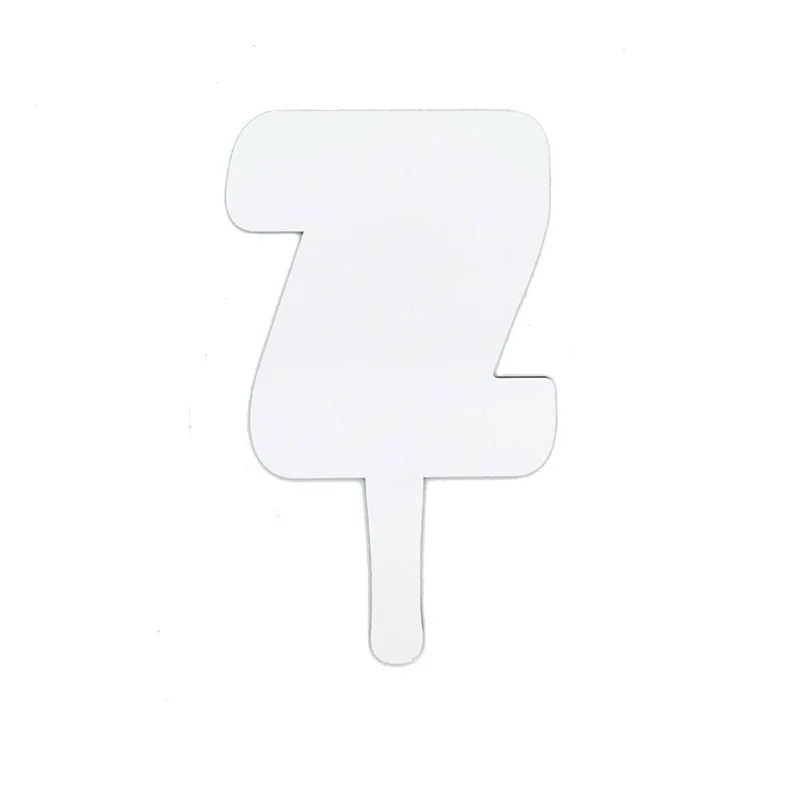 Sublimation Blank MDF Z Shape Fan Paddle Custom Wooden Fans