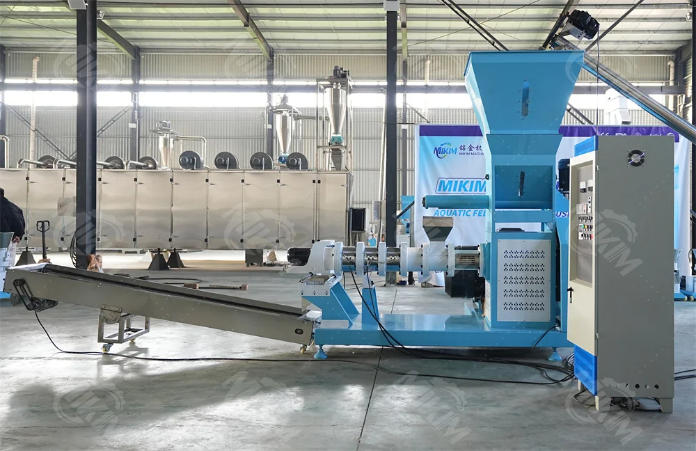 single screw fish feed making machine