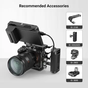 SmallRig Camera Half Cage for Sony A7R V/A7 IV/A7S III/Alpha 1/Alpha 7R IV - 3639 detail image