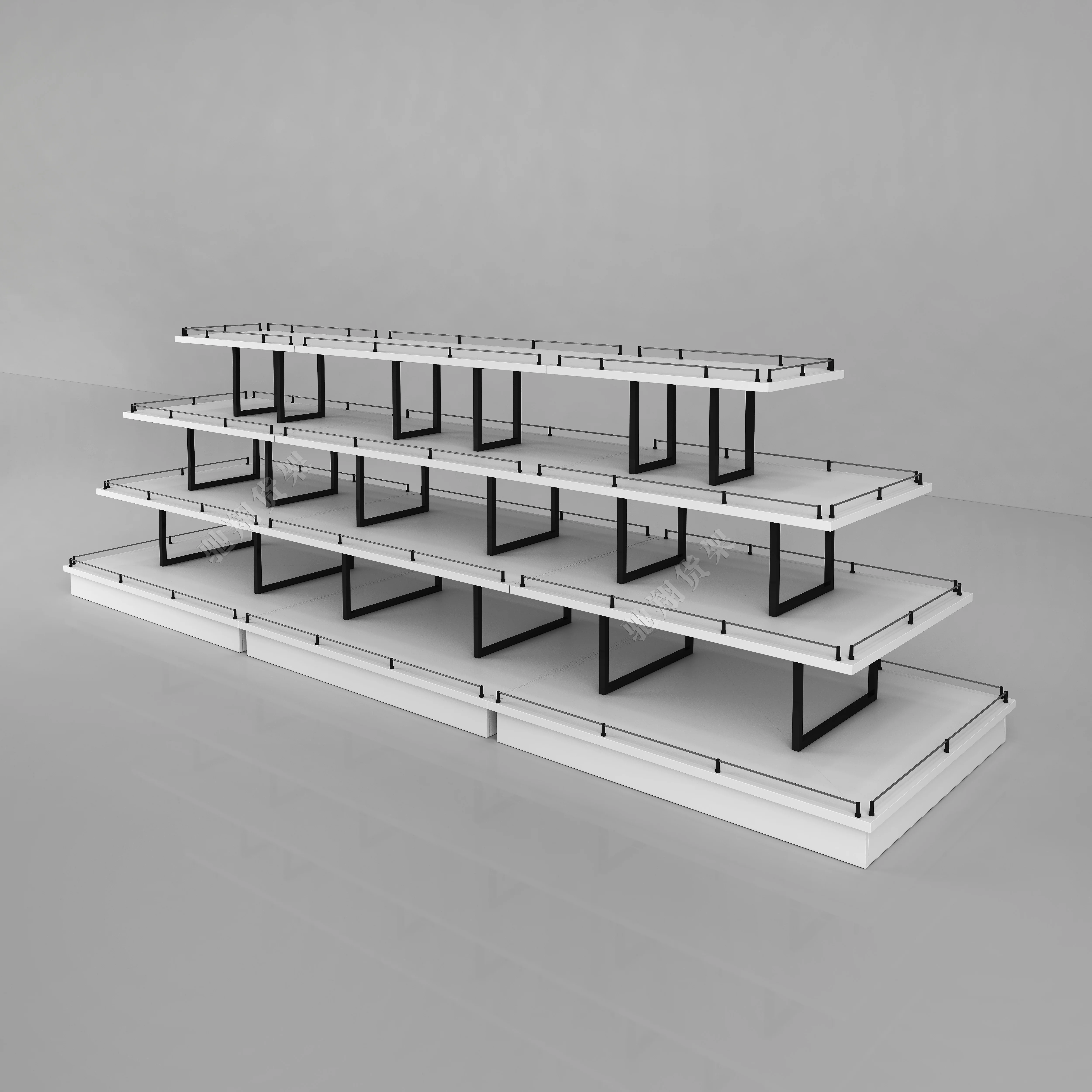 General Store Items Retail Display Racks MINISO Commercial Display Shelf and Multipurpose Store Table