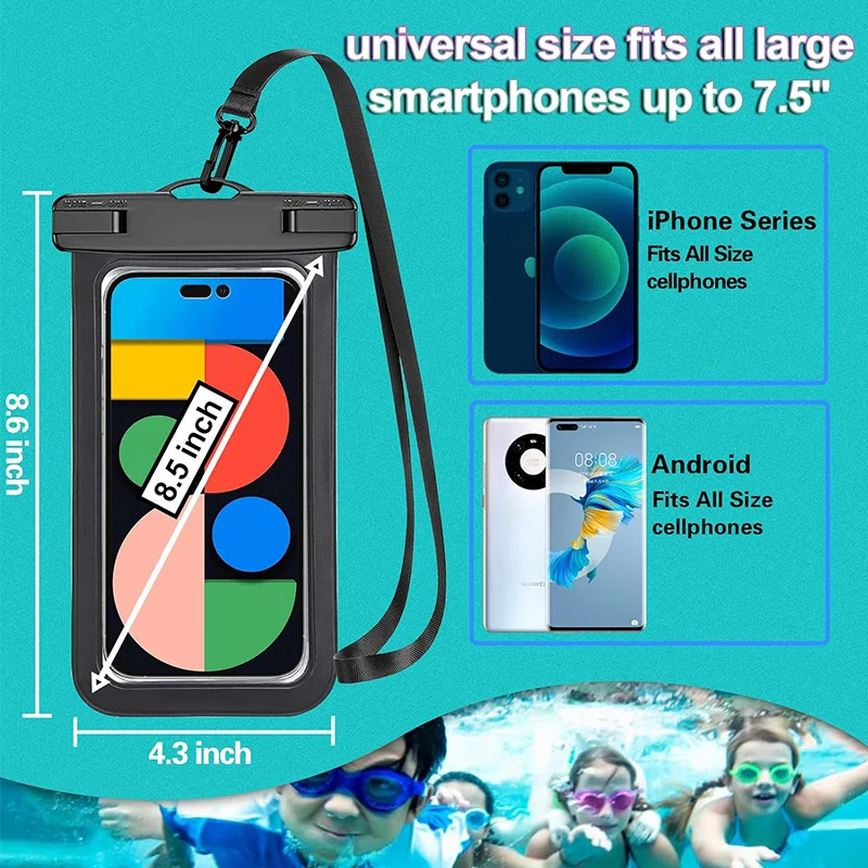 Zonesport Waterproof Phone Pouch IPX8 for All Models
