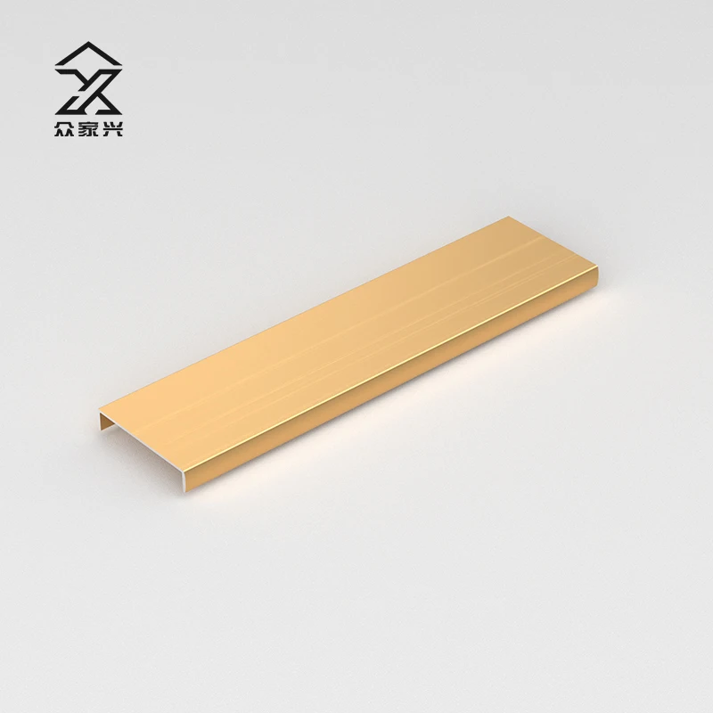 Aluminum Alloy Edge Trim profile Wall Angle Decorative Tile Trim Strip Aluminum U Shape Tile Trim details