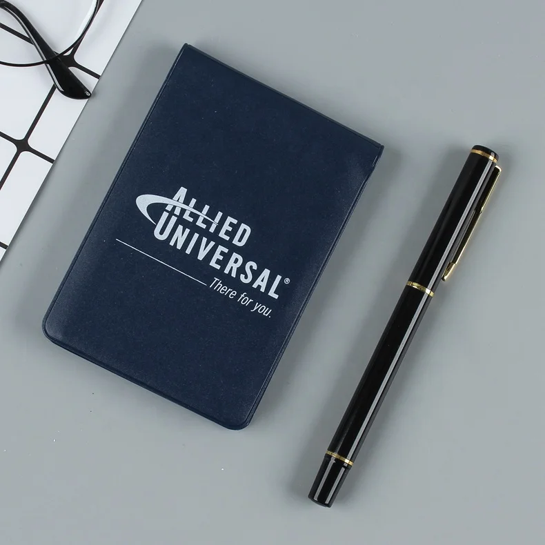2024 Pocket Size  PVC Small Notebook With Custom Logo