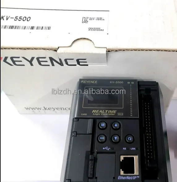 100% New Keyence Kv-5500 Cpu Unit Plc Programming Controller