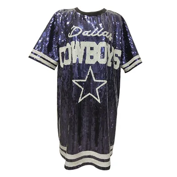 Dallas Cowboys Sequin Jersey Dress/Jersey – ASA College: Florida