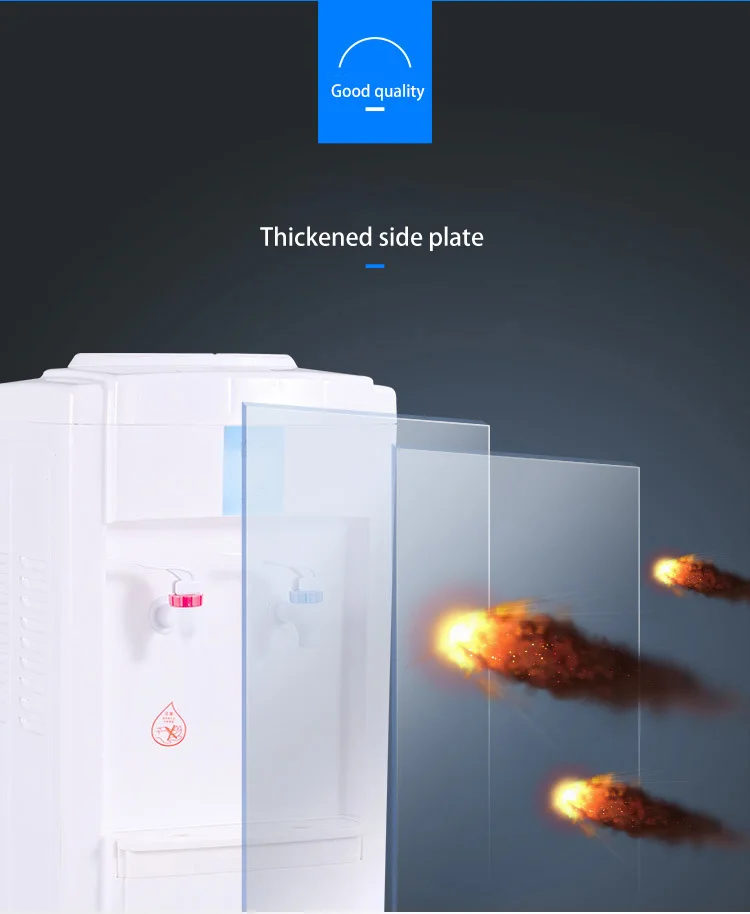 Manufacturer Wholesale Water Dispenser Vertical Household Cold and Hot Ice Refrigeration Barreled Water Office Dormitory
