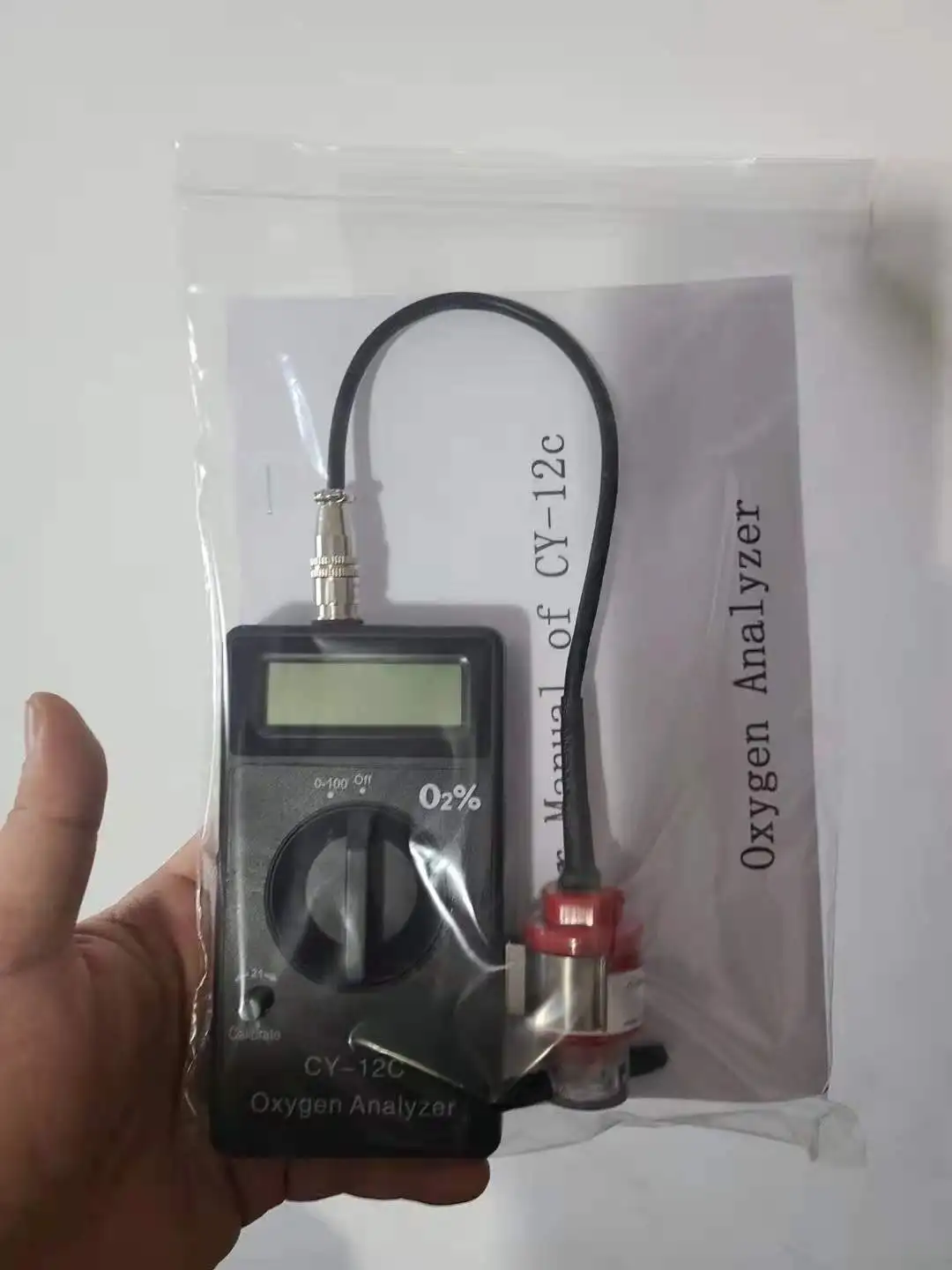 Medical Oxygen Purity Analyzer Portable Handheld O2 Purity Meter Oxygen Concentration Analyzer for Sale