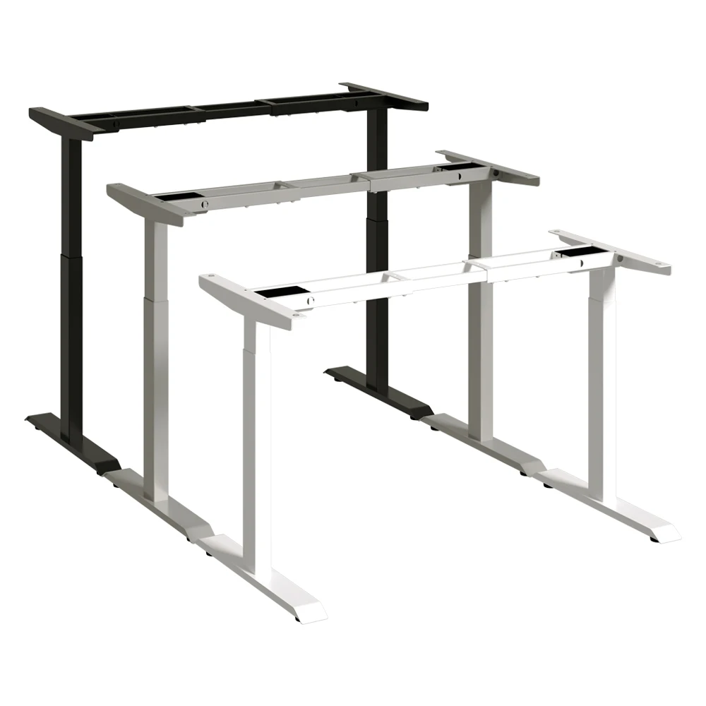 Dual Motor Two Legs Electric Ergonomic Height Adjust Sit to Stand Desk