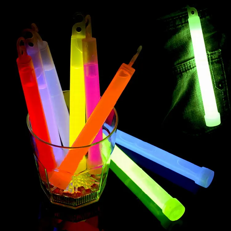 Необычная Новинка, светящиеся палочки, 6 дюймов, химическая световая палочка, индивидуальный логотип