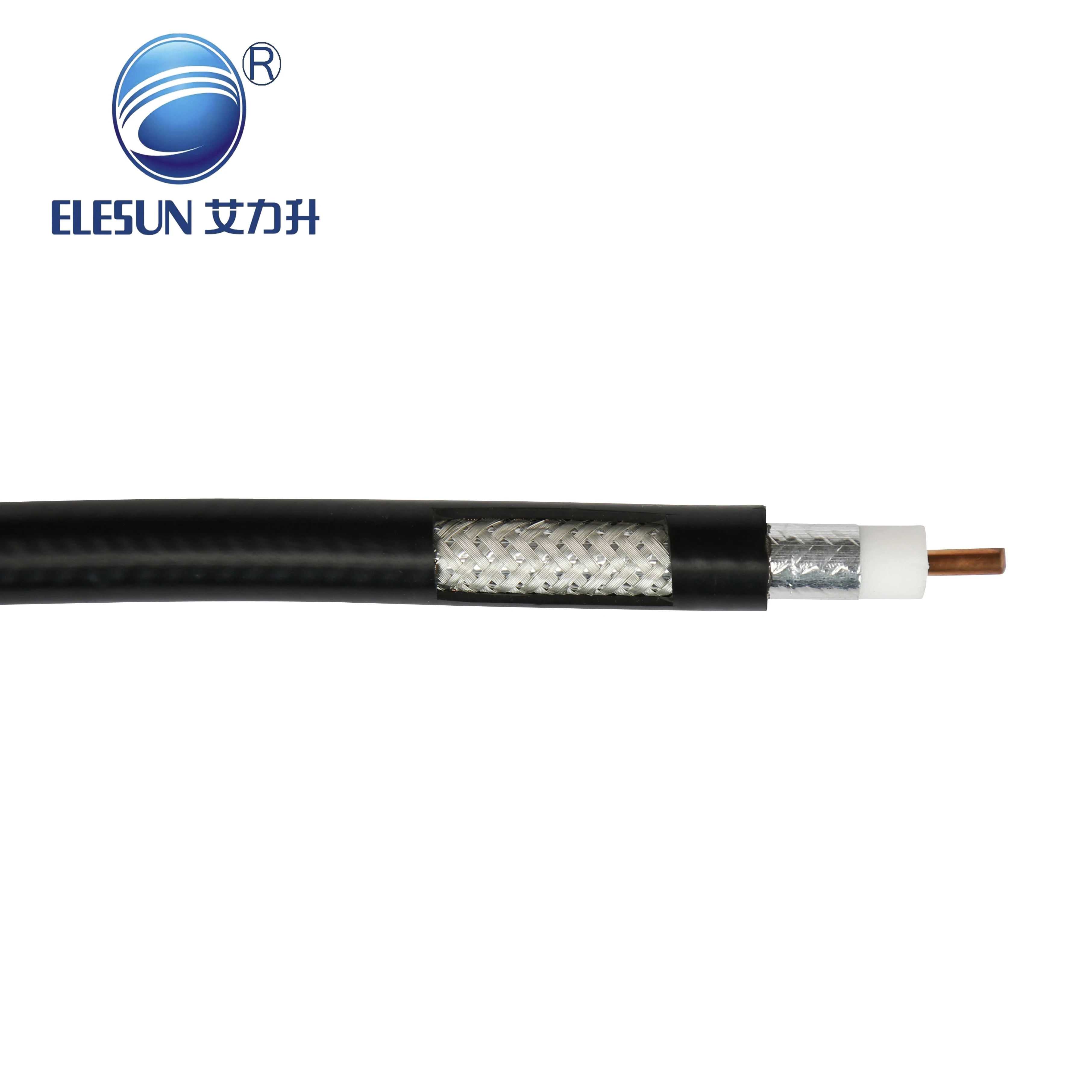 Low Loss RF Cable 50 Ohm RG8 Coaxial Cable/Satellite TV Coaxial Cable RG8/ALSR400