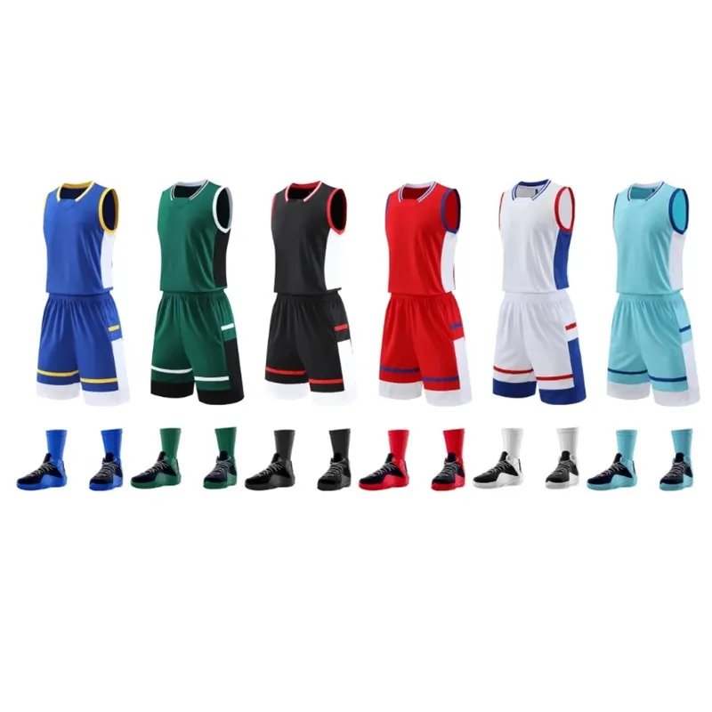 Customized Basketball Uniforms Team Game Wholesale