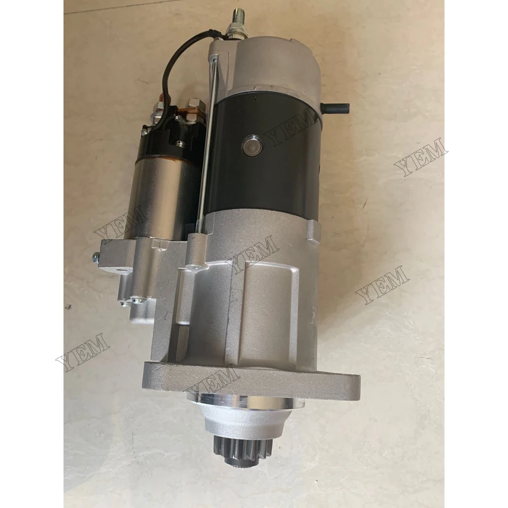 For Mitsubishi D12D D12E EC360 Starter Motor Genuine Engine Parts 3