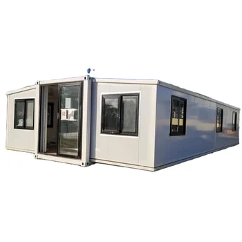 40ft granny flat folding trailer expanding container house 3/4bedroom prefabricated container home one wheel