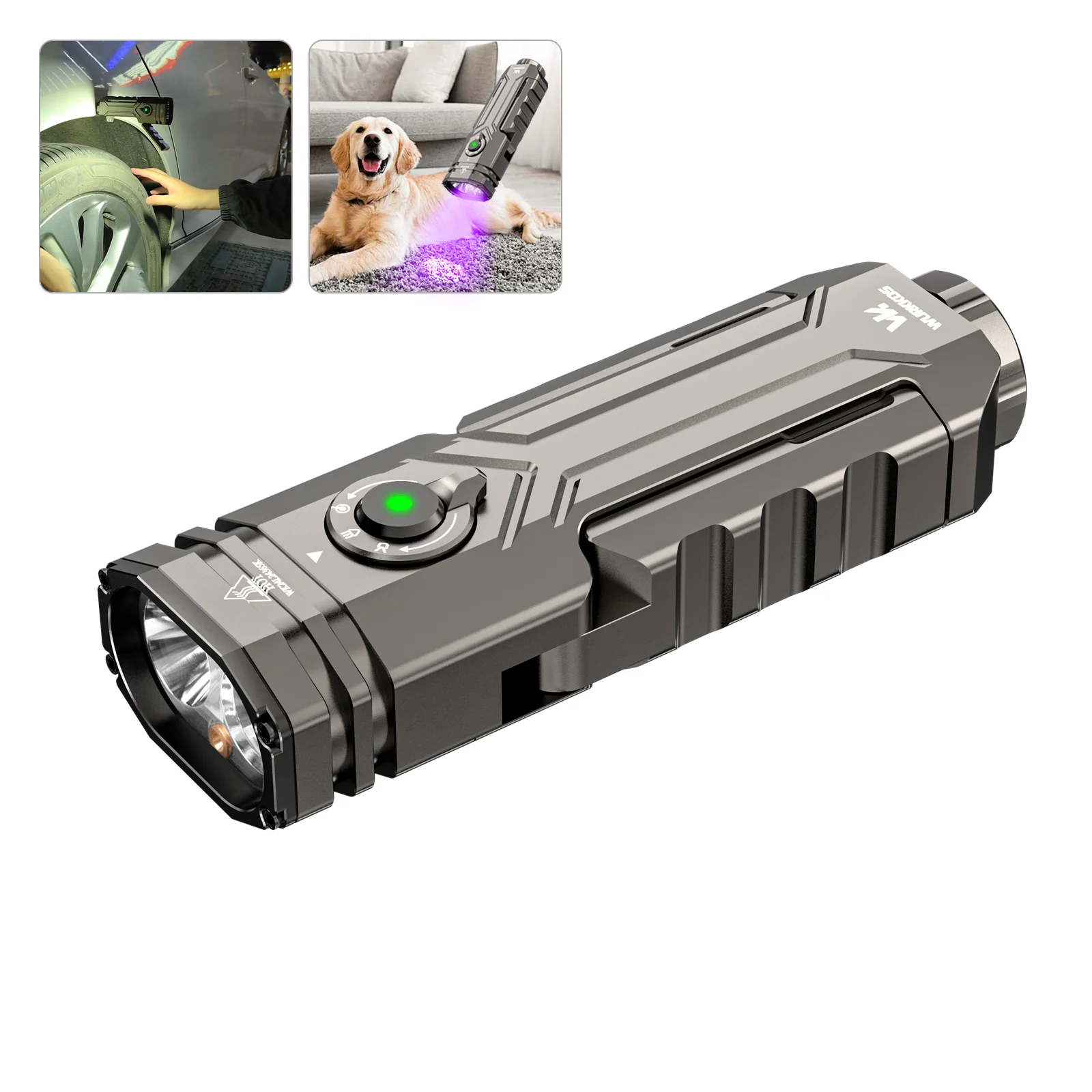 Wurkkos HD02 - Portable 3200lm LED Flashlight with Magnetic