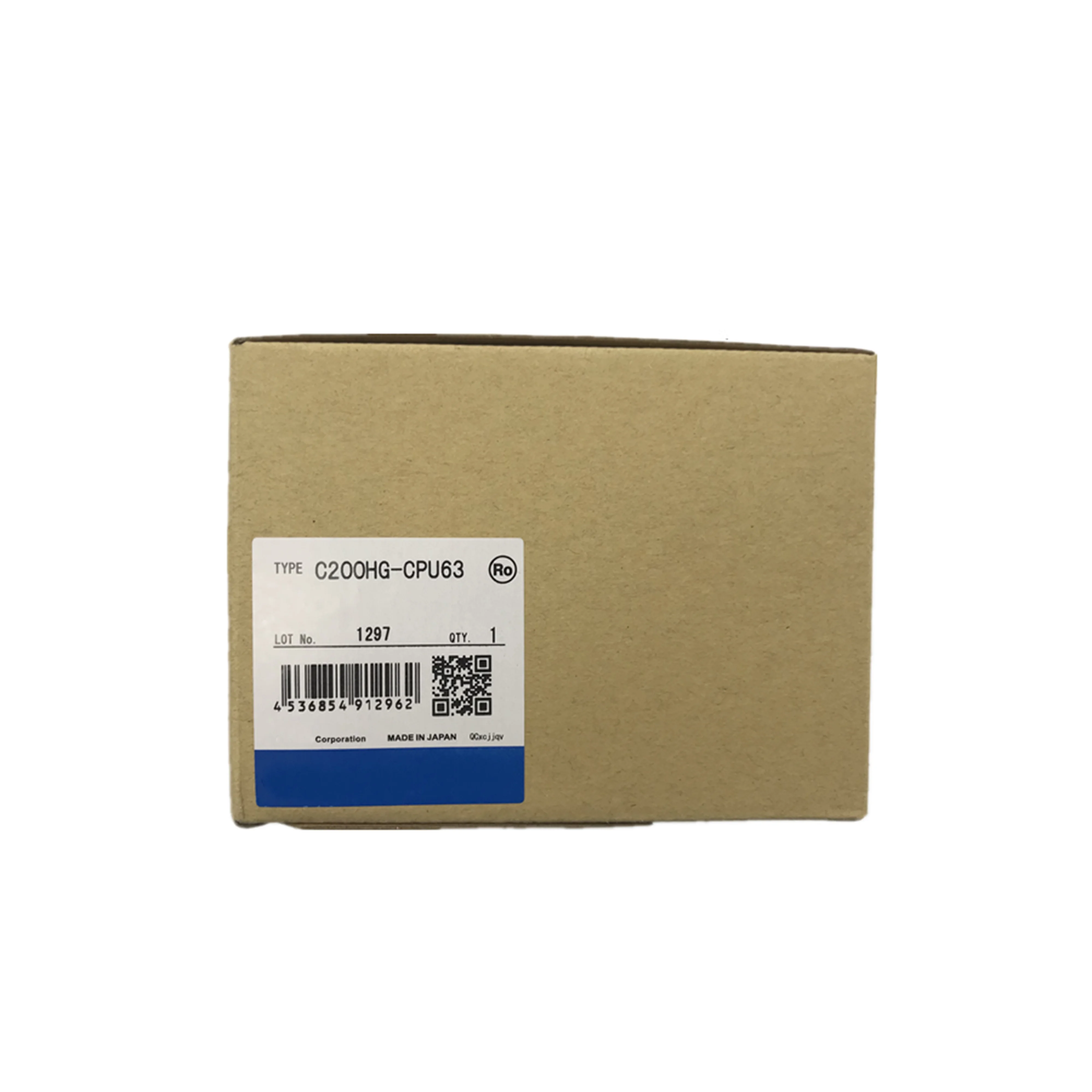 Ny original C200HG-CPU63 Omron C200HG-seriens PLC-CPU-enhet som fungerar som kärnkontrollenhet för logikdrift, programkörning och modulutvidgningsstyrning i industriella automationsystem.