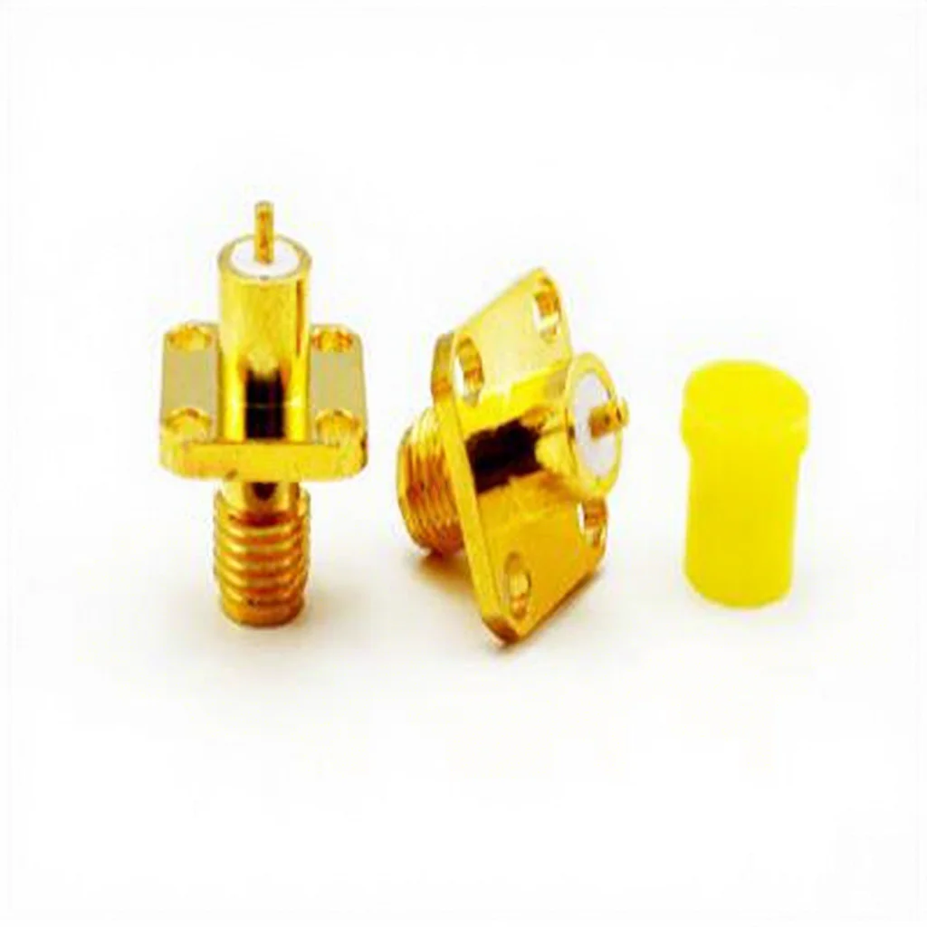SMA Connector Female Jack 4 Hole Panel Mount