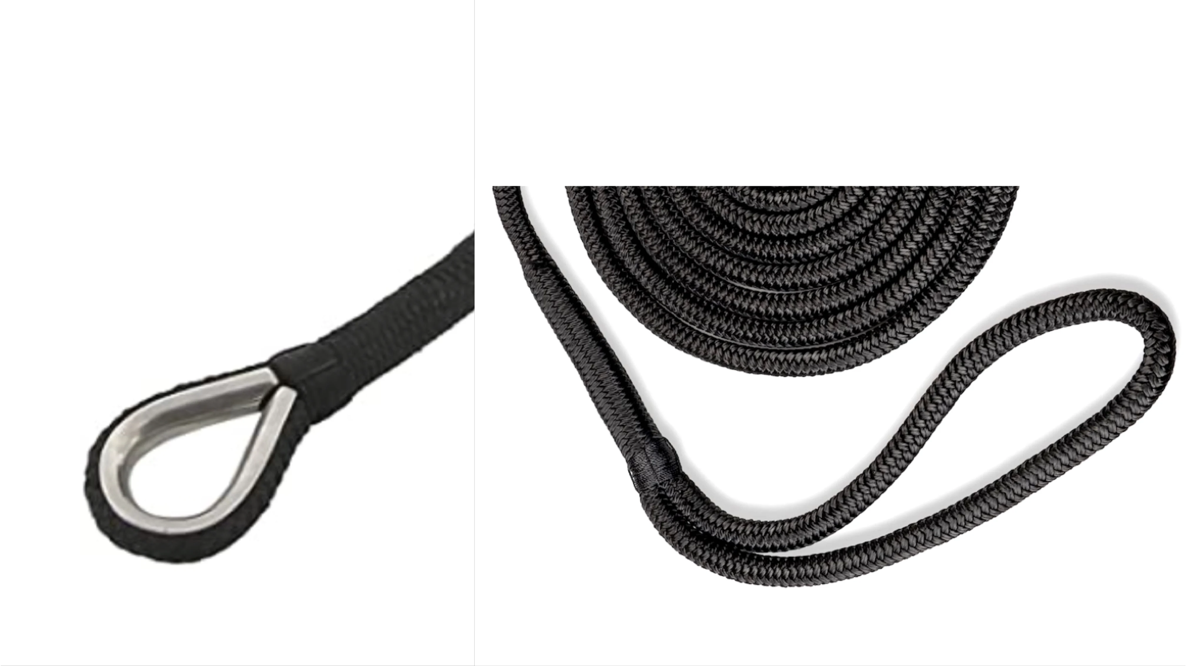 High Quality Mooring Marine Boat Rope Mooring Line Double Braided Nylon