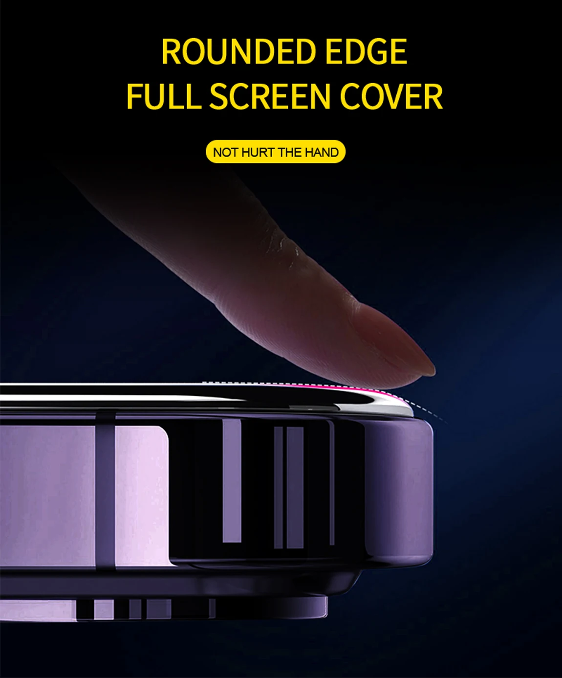 Privacy Tempered Glass Screen Protector Dust Free Easy App Screen