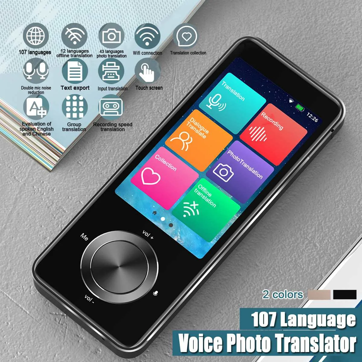 Multi Languages in Real Time Instant Pocket Language Translator Translate Audio in English Translator