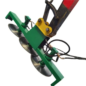 Promotion!! free shipping Excavator trimmer saw set blade cutter head for tractor/excavator