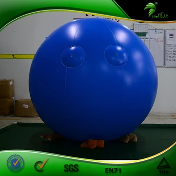 Grand costume gonflable de boule de myrtille de PVC, rond, cosplay