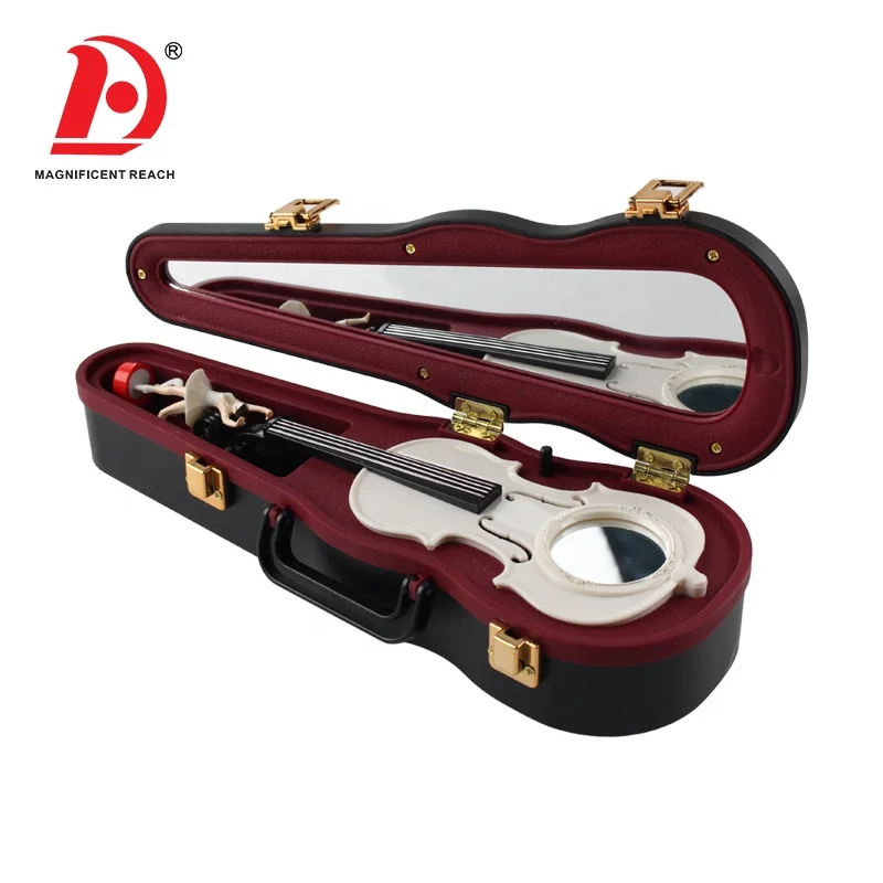 HUADA 2023 Musical Educational Instrument Three Colors Kids Eight Tones Miniature Violin Toy