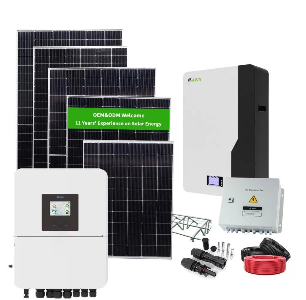 5 Kv Solar Power System Portable Generator 5 KW Hybrid Solar System With Lithium Battery 5Kw Solar System Full Set 10Kwh Lithium